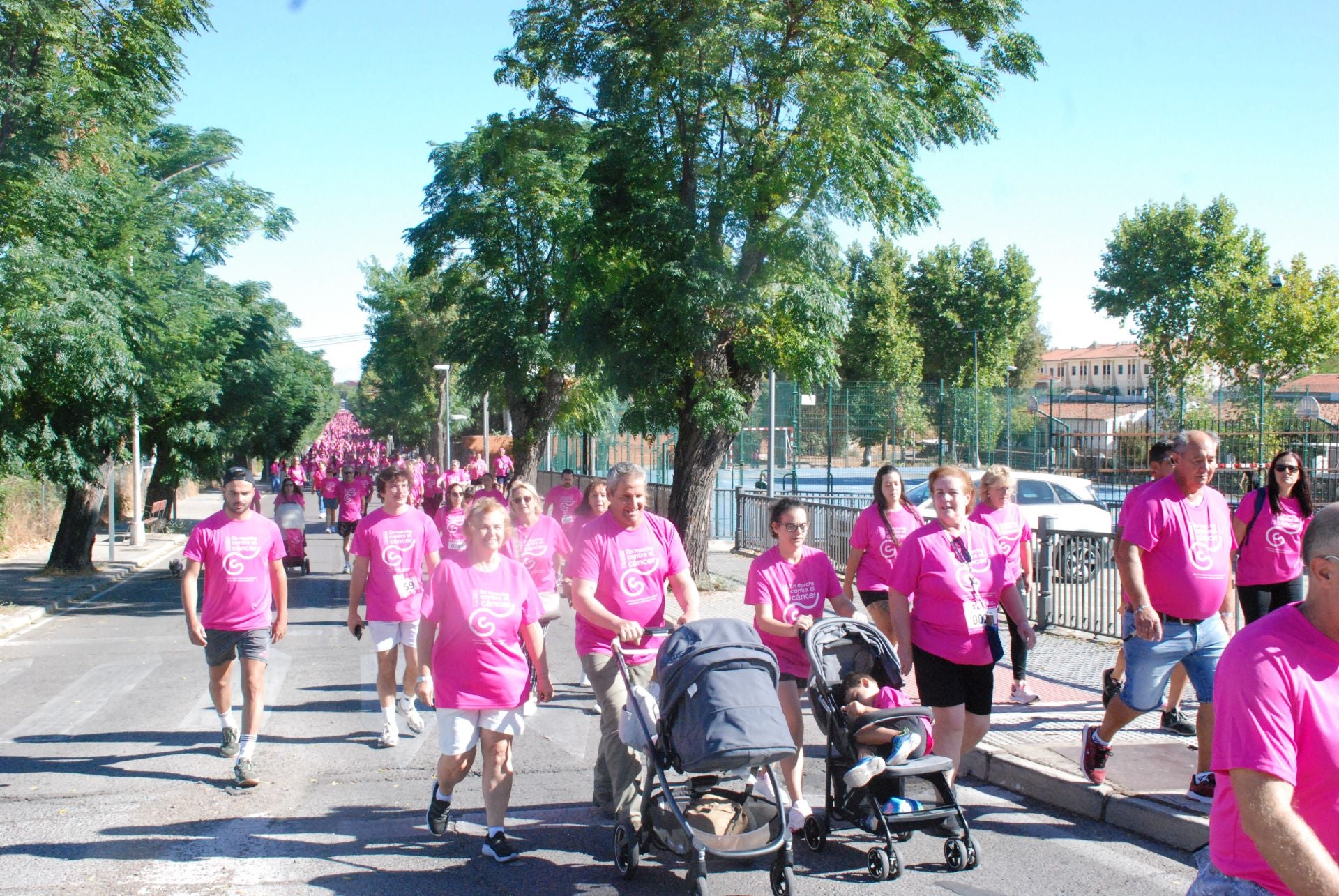 El rosa invade las calles para luchar contra el cáncer