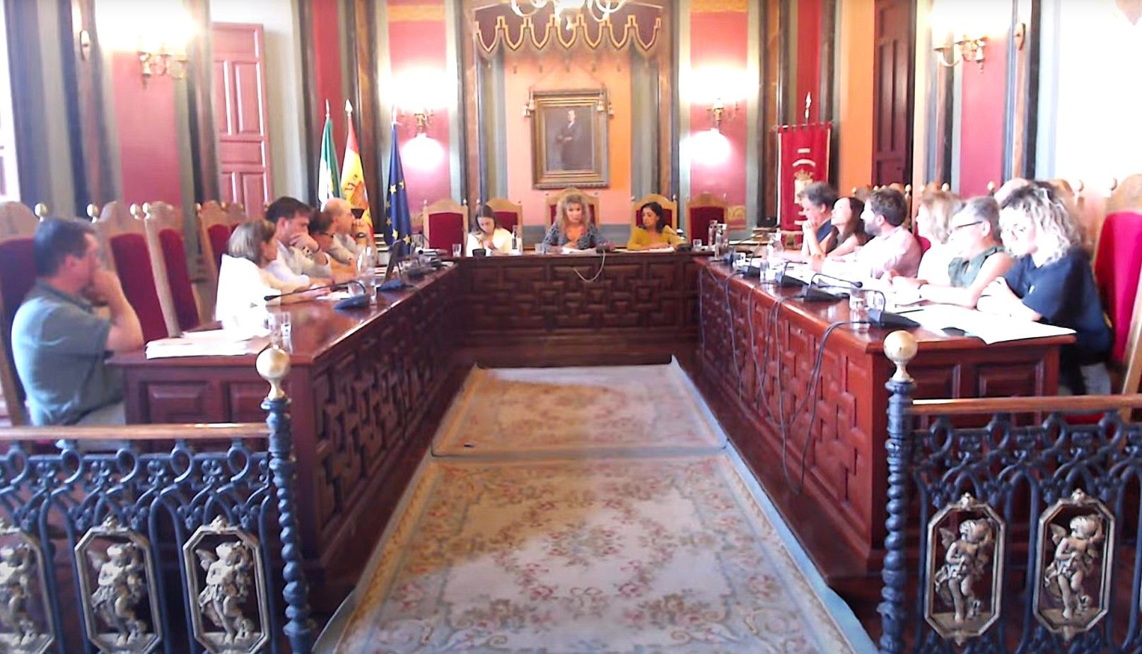 Sesión plenaria de ayer.