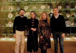 Feijóo en el palacio de los Barrantes Cervantes.