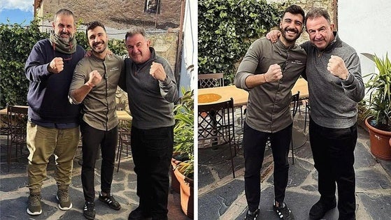 Martín Berasategui y David de Jorge se rinden a la cocina de Restaurante Alberca
