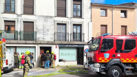 Susto por el incendio de una maquinaria en la lavandería de la zona del Campillo