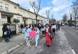 Mary Poppins en el desfile de Carnaval de Las Américas