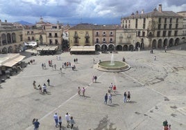La plaza Mayor.