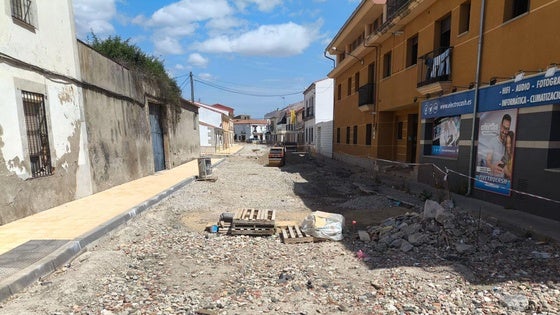 El estado de la obra en la Ronda de la Piedad