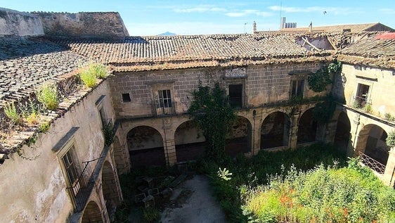 El claustro del convento de La Merced, en la actualidad.