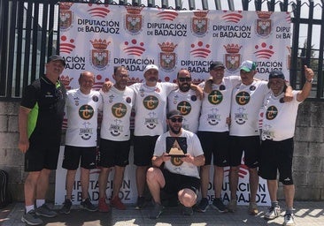Equipo masclulino campeón de Extremadura