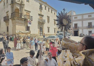 Un momento de la procesión.