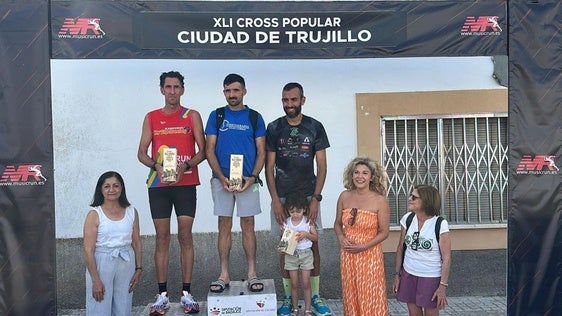 El podio de la general en categoría masculina
