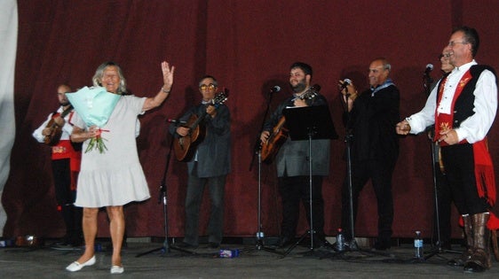 Marisa López, en homenaje recibido este viernes tras su despedida de la formación.