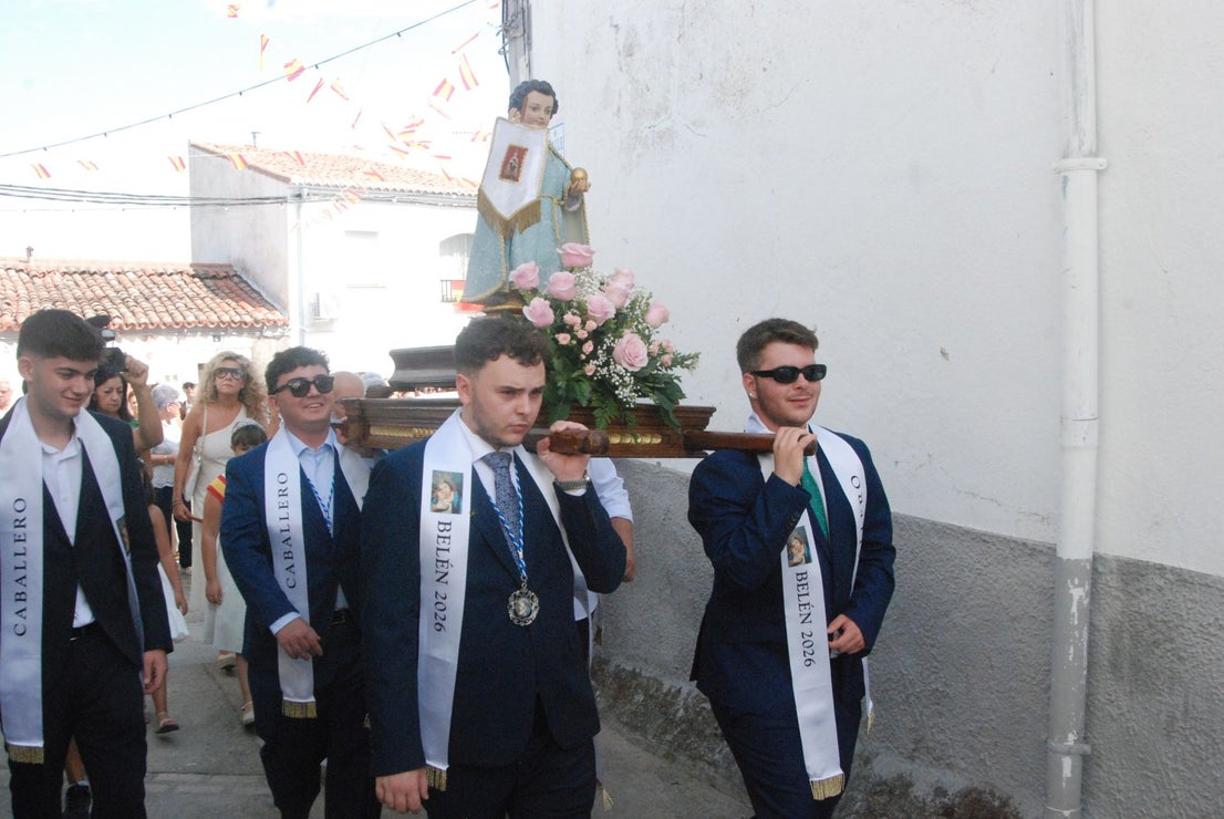 Belén celebró la procesión con la Patrona