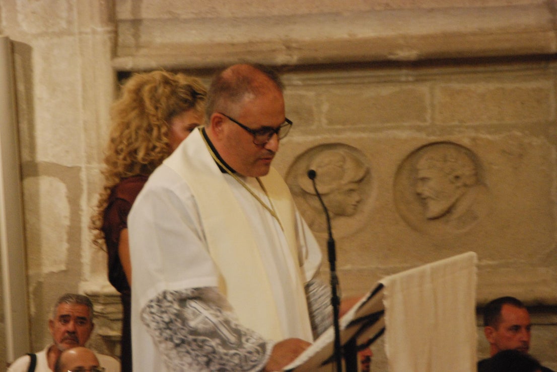 La Patrona llega a la iglesia de San Martín