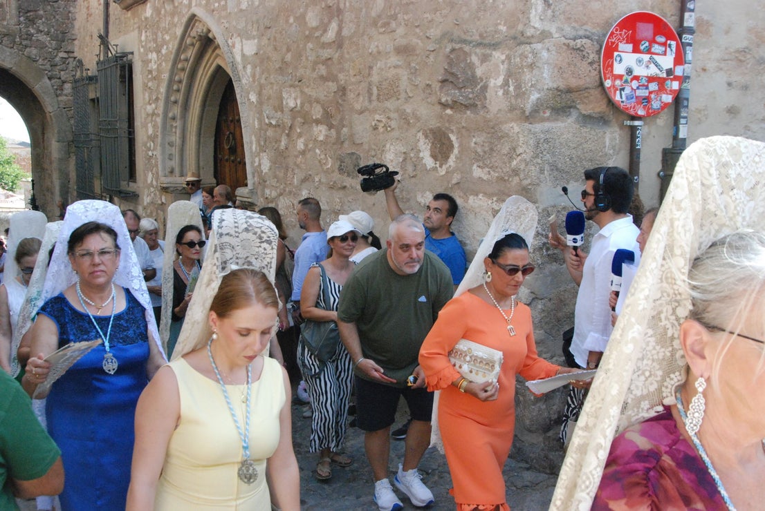 La Patrona vuelve a la alcazaba trujillana
