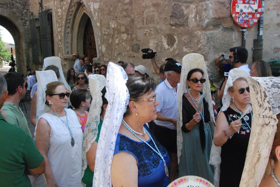 La Patrona vuelve a la alcazaba trujillana