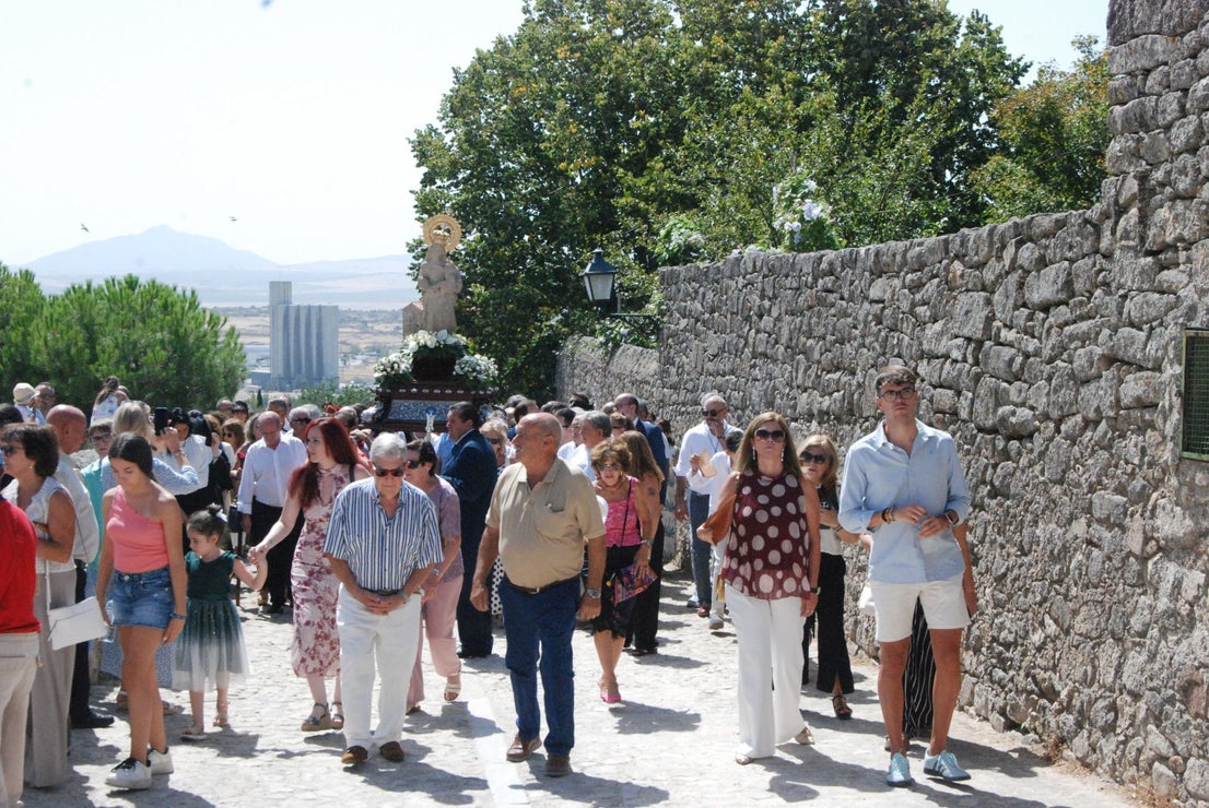La Patrona vuelve a la alcazaba trujillana