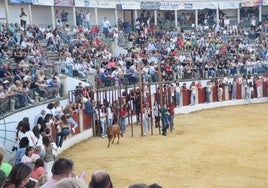 Festejo de la capea de las mujeres en una edición anterior.