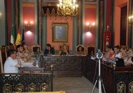 Sesión plenaria del Ayuntamiento.