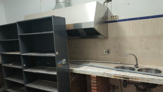 Instalaciones de la cocina de este centro de mayores hace unos meses