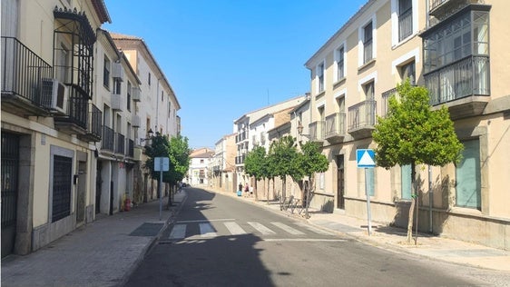 Una de las calles de la ciudad trujillana
