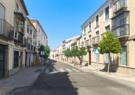 Una de las calles de la ciudad trujillana