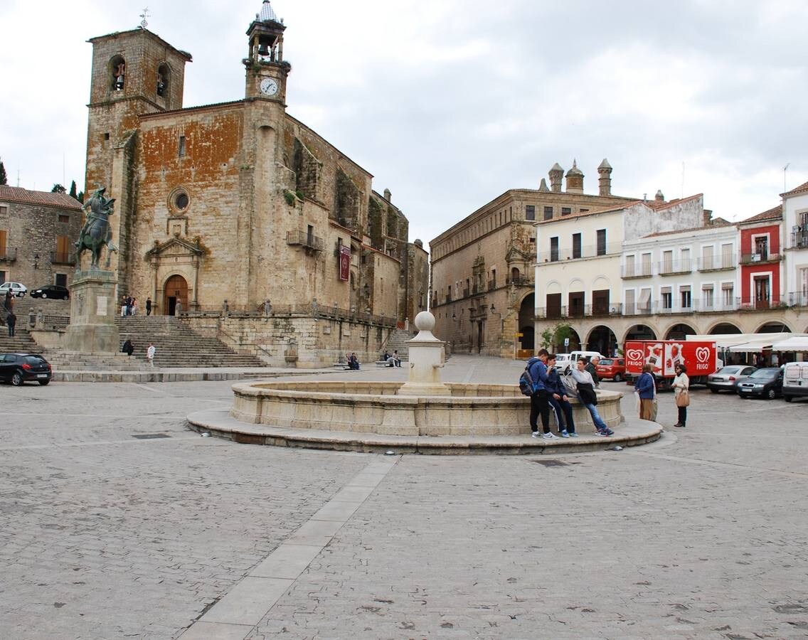 La plaza Mayor de Trujillo 