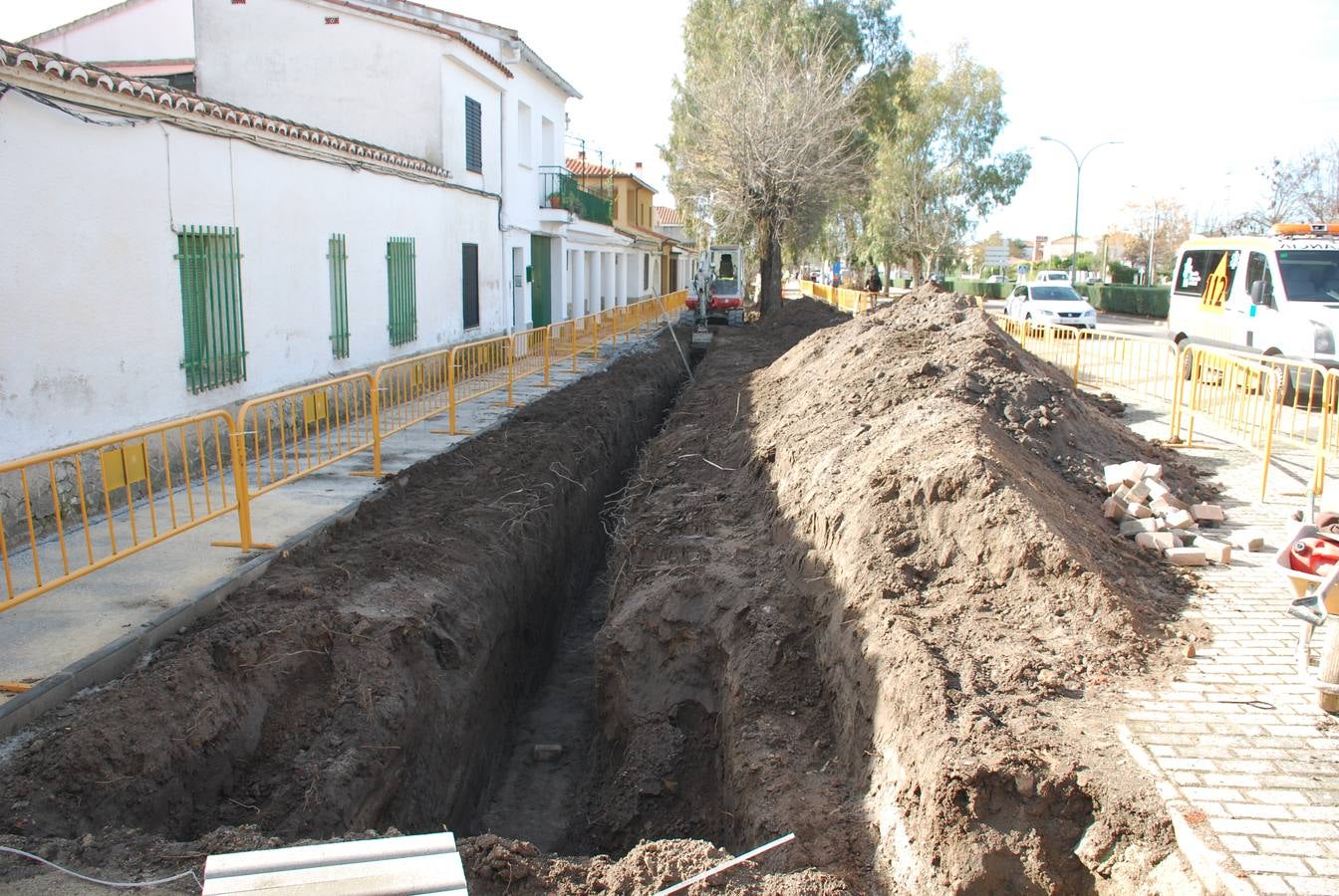 Obras en la avenida Ramon y Cajal 