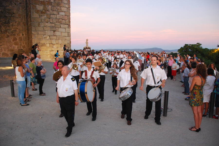 La banda de música de Trujillo 'Antonio Flores' en las fiestas patronales 