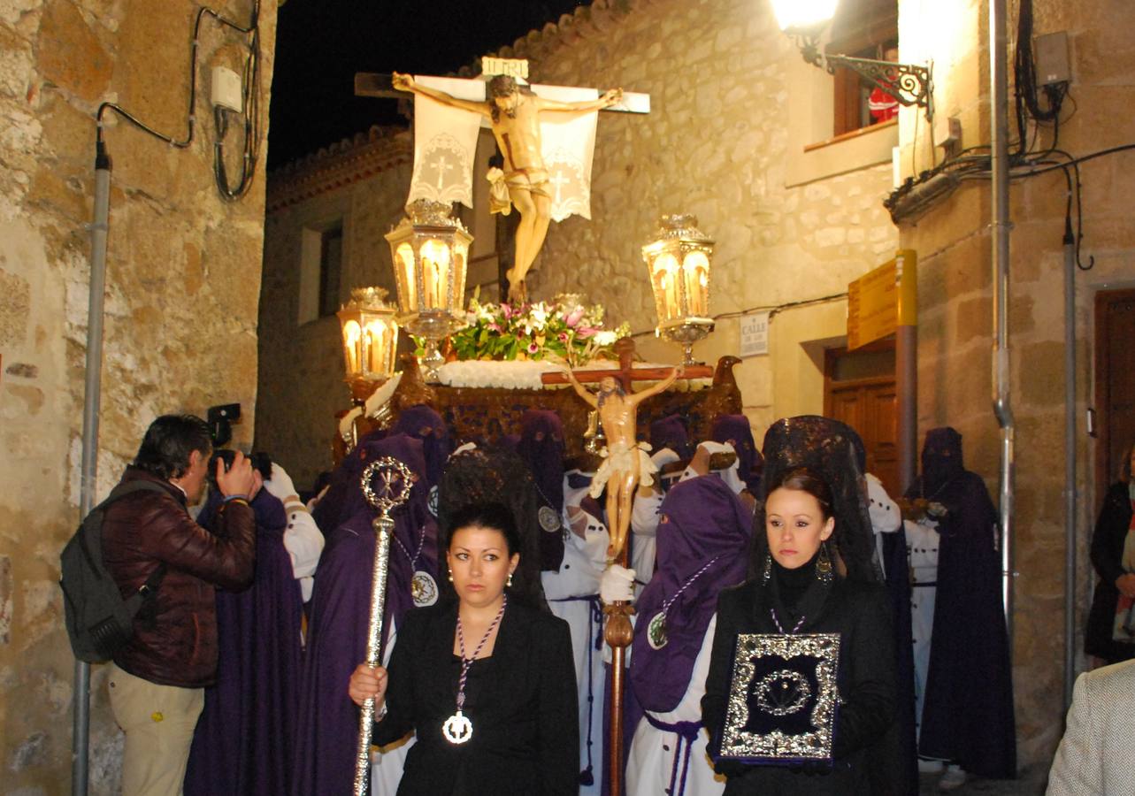 El Cristo del Perdón en su trayecto a la iglesia de San Francisco 
