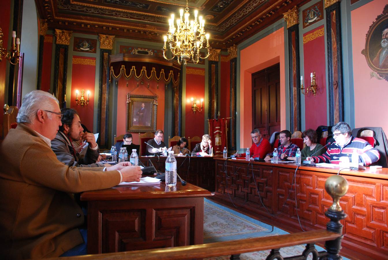 Sesión plenaria en el Ayuntamiento 