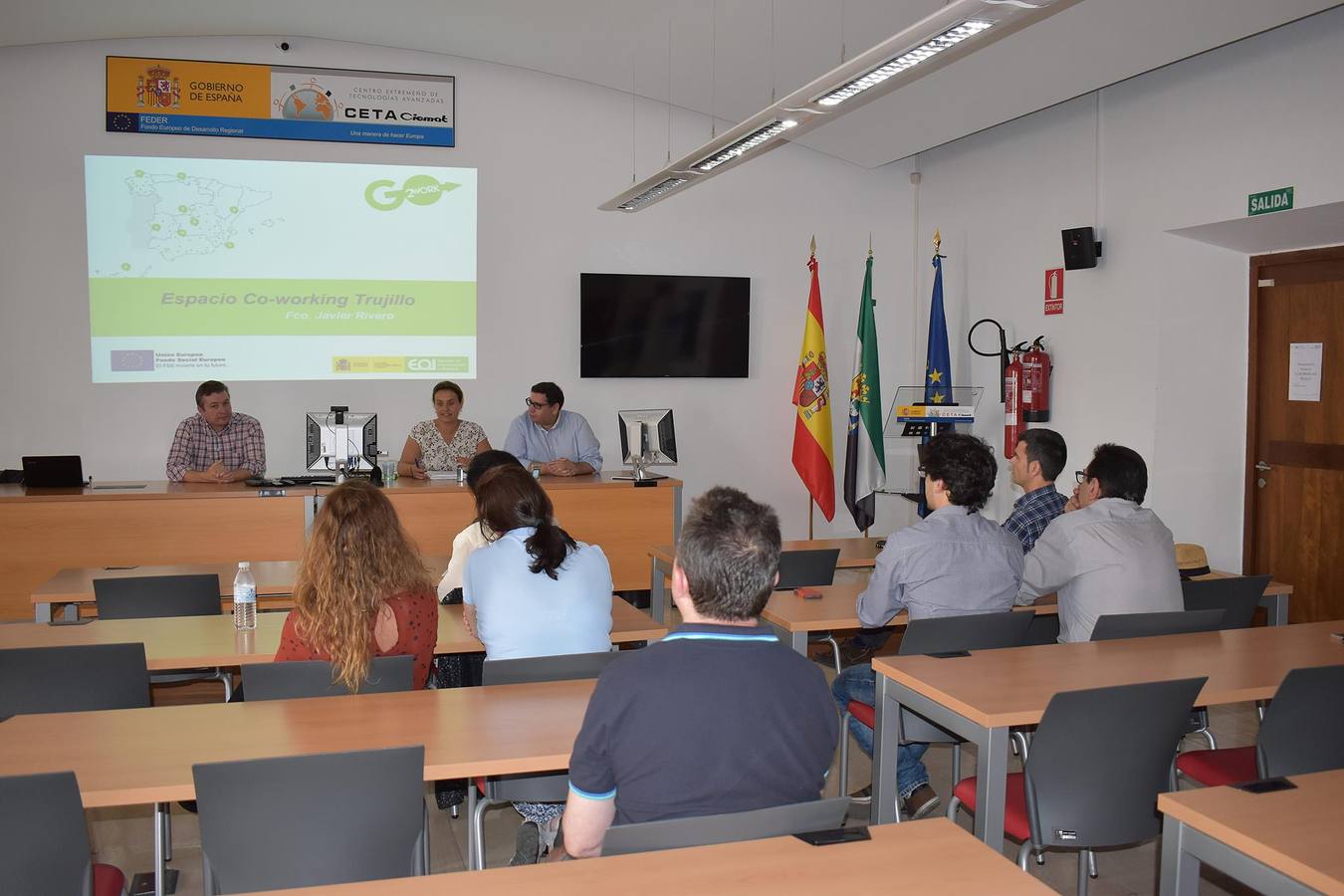 Reunión mantenida ayer sobre el Espacio coworking 