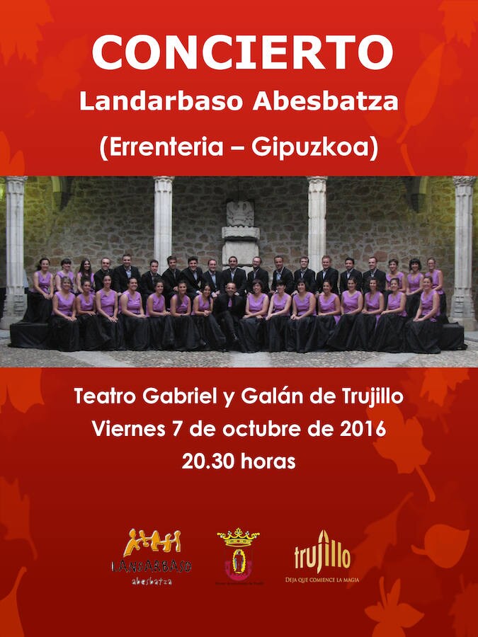 El Coro Landarbaso Abesbatza de Rentería actúa hoy en el teatro Gabriel y Galán