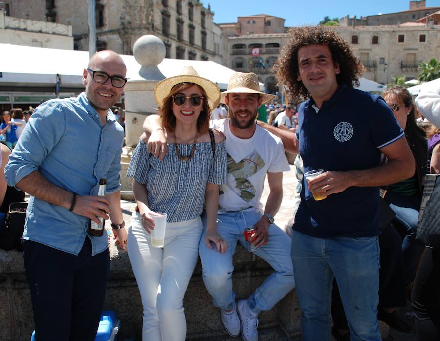Participantes de otra feria en la ciudad trujillana 