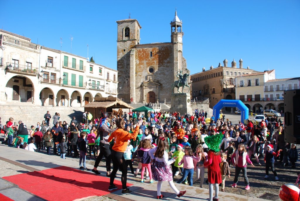 Sobre las once de la mañana, se iniciaron las propuestas de animación para recibir a este nuevo año con alegría