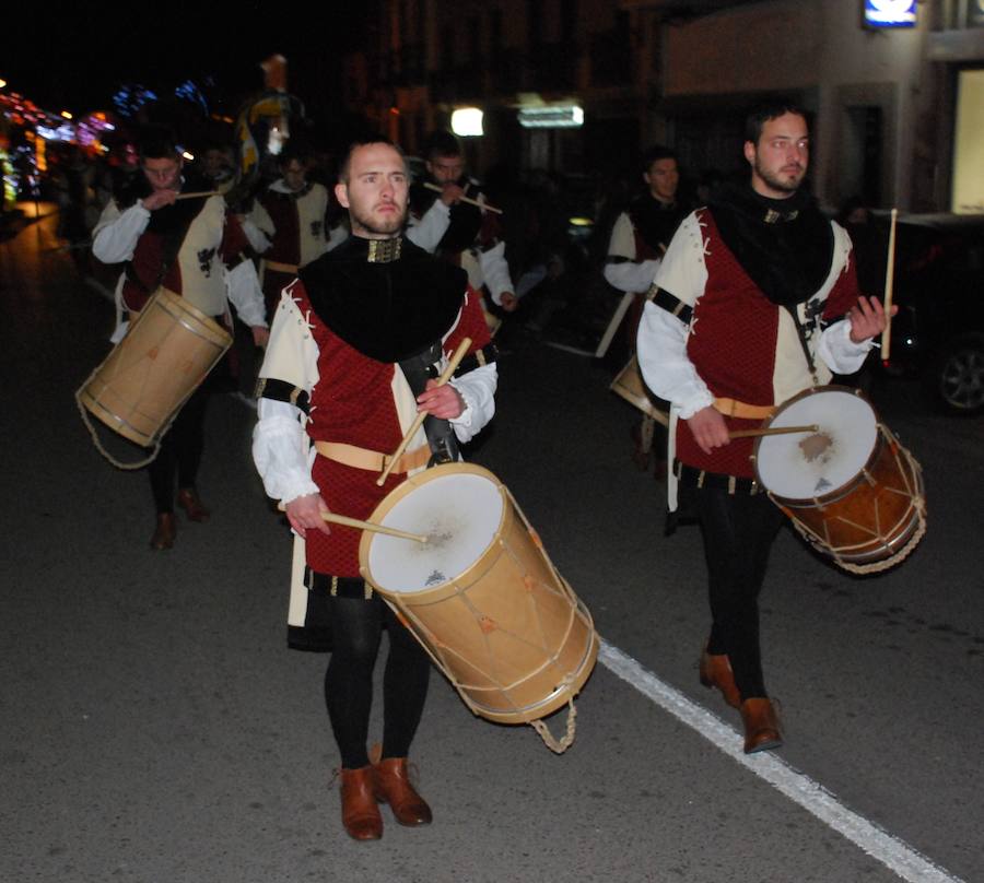 Grupo de percusión de un año anterior 