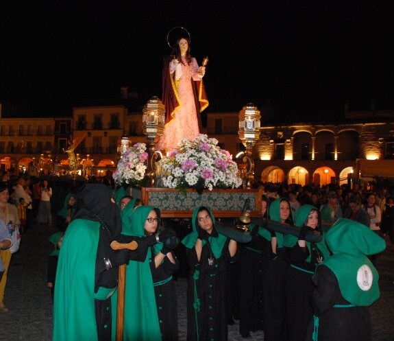 La Magdalena y la Oración en el Huert, en la plaza Mayor 