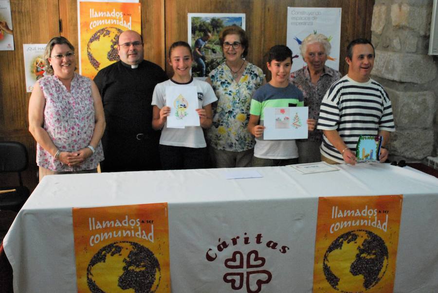 Premiados y responsables de Cáritas 