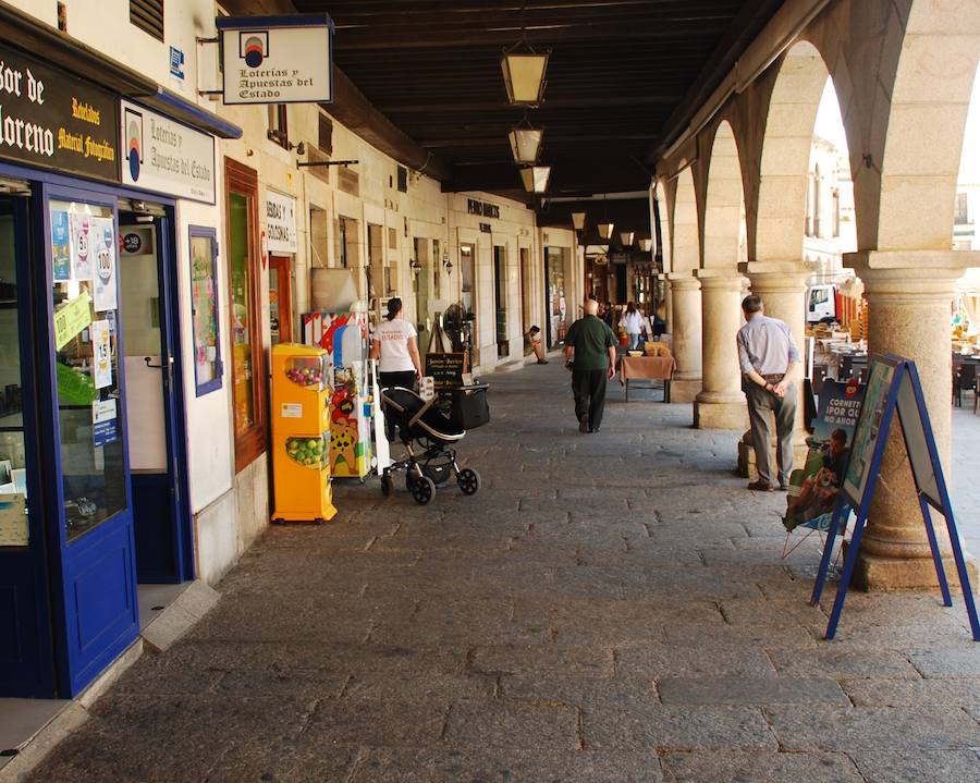 La normativa hace mención a la regulación en los soportales de la plaza 