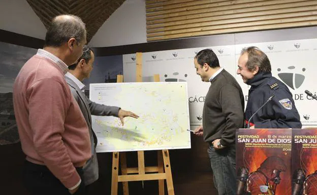 Expicación de cómo queda el mapa del SEPEI en la provincia 