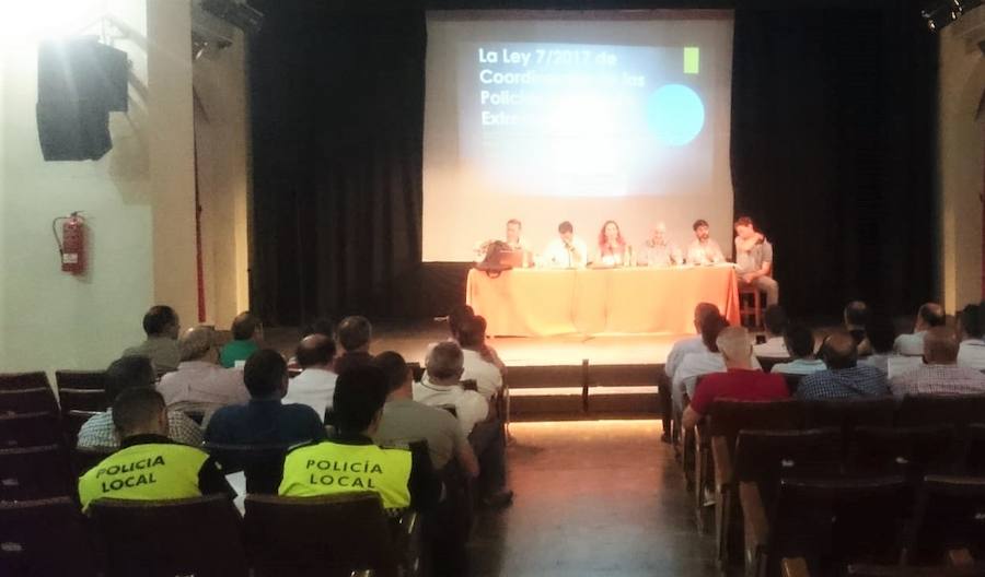 Reunión en Trujillo de jefes de Policía Local de la región