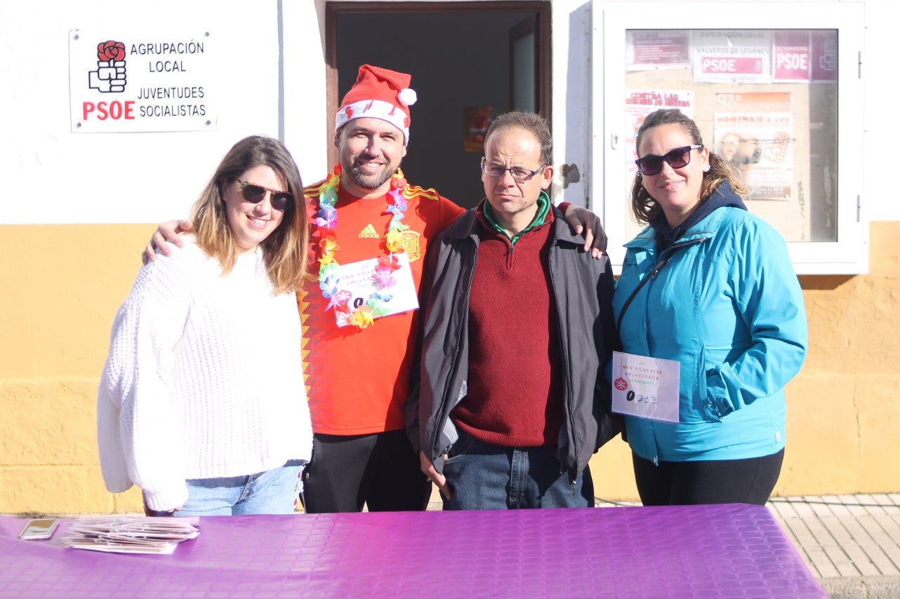 Algnas imágenes de la tercera edición de la San Silvestre Solidaria 2018, celebrada en Valverde de Leganés (30-12-2018)