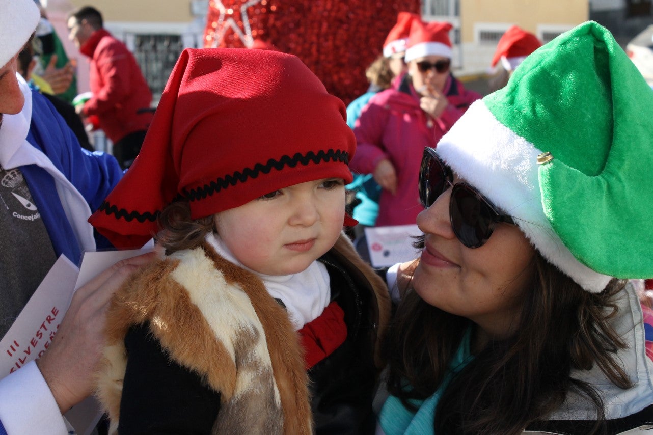 Algnas imágenes de la tercera edición de la San Silvestre Solidaria 2018, celebrada en Valverde de Leganés (30-12-2018)