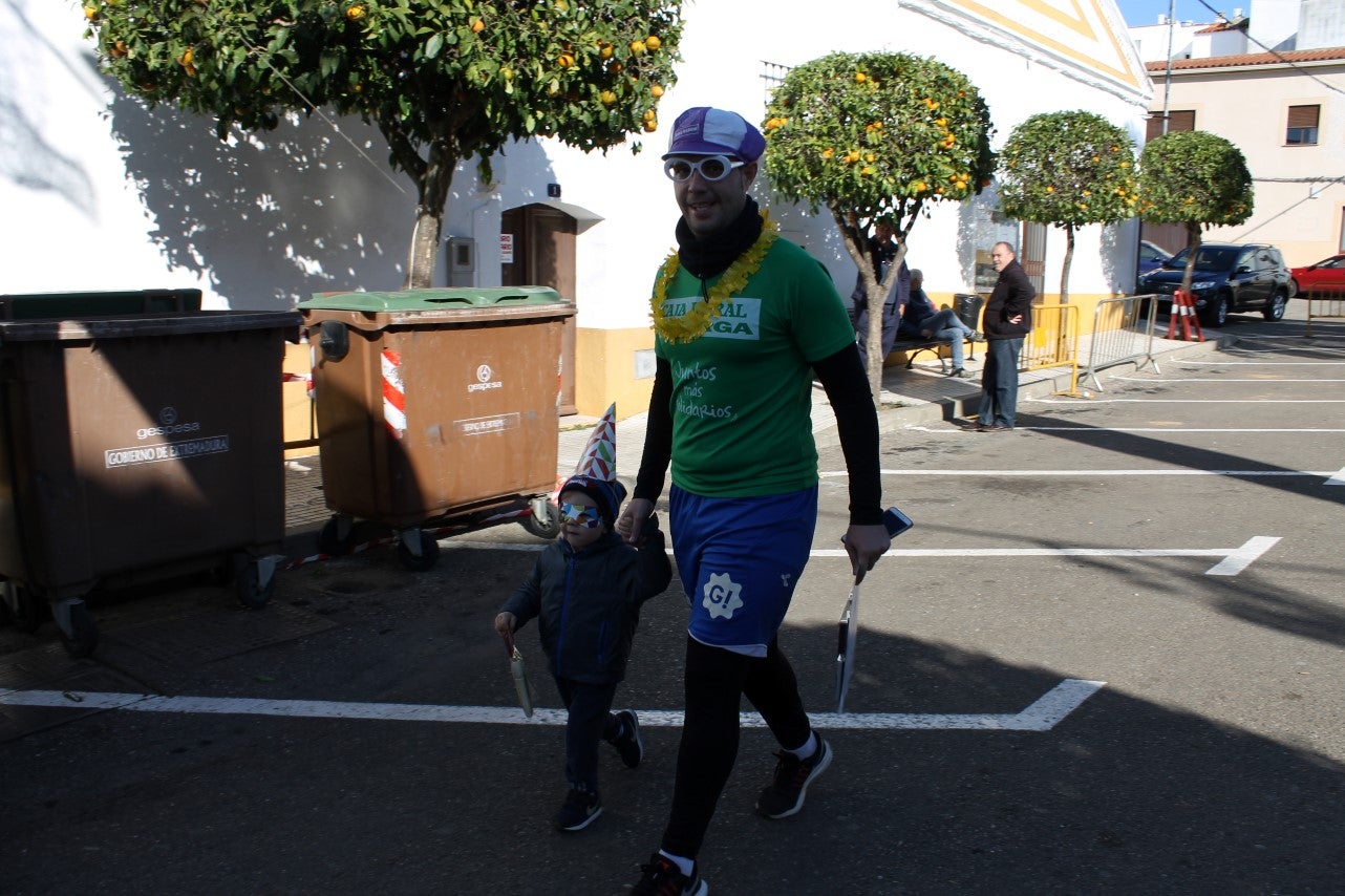 Algnas imágenes de la tercera edición de la San Silvestre Solidaria 2018, celebrada en Valverde de Leganés (30-12-2018)