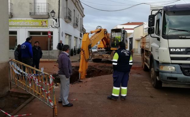 Maniobras de reparación de la avería