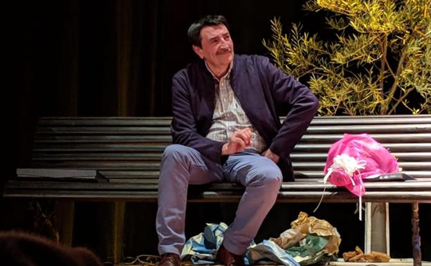 Ramiro Morera durante el acto homenaje de la Casa de la Cultura