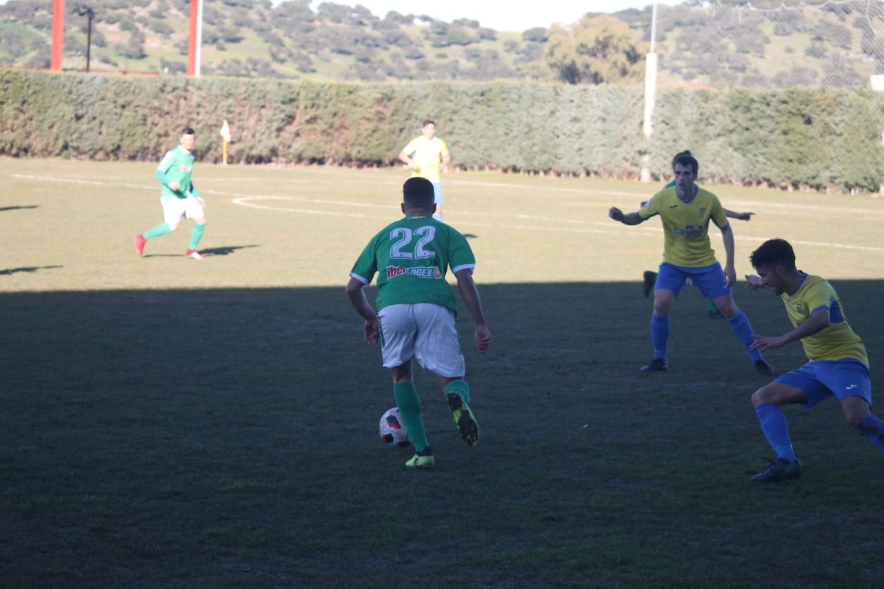 Imágenes del encuentro de la vigesimotercera jornada de liga de Tercera División, disputado en el Municipal de San Roque y que terminó 6-2 (03-02-2019)