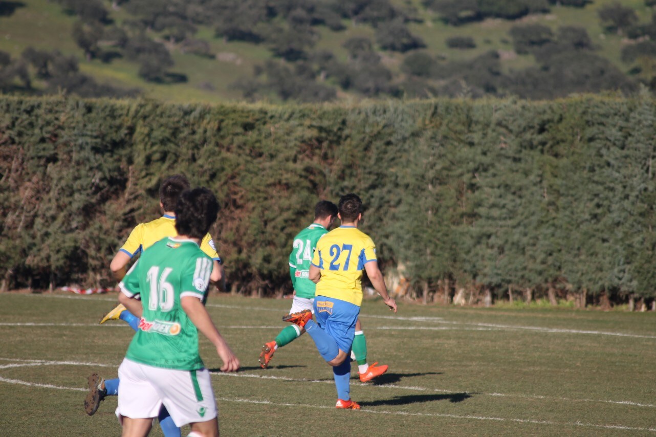 Imágenes del encuentro de la vigesimotercera jornada de liga de Tercera División, disputado en el Municipal de San Roque y que terminó 6-2 (03-02-2019)