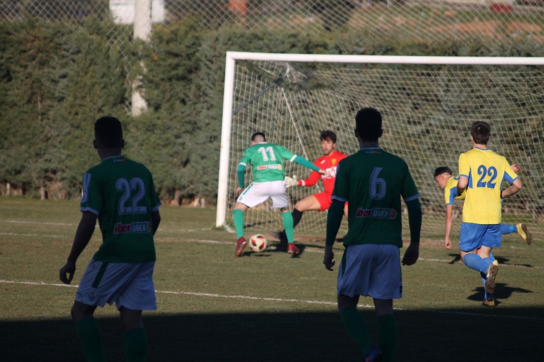 Imágenes del encuentro de la vigesimotercera jornada de liga de Tercera División, disputado en el Municipal de San Roque y que terminó 6-2 (03-02-2019)