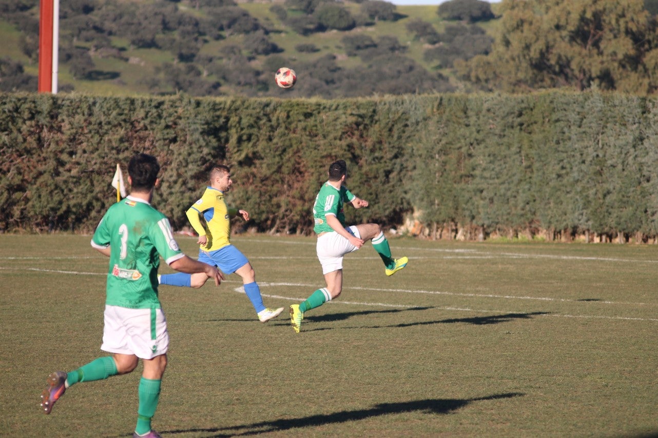 Imágenes del encuentro de la vigesimotercera jornada de liga de Tercera División, disputado en el Municipal de San Roque y que terminó 6-2 (03-02-2019)