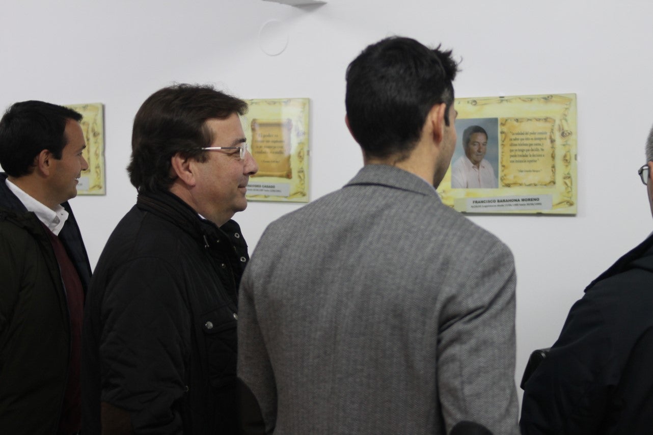 Imágenes de la presentación de la candidatura de Manolo Borrego a la alcaldía del ayuntamiento de Valverde, con la visita del presidente de la Junta, Guillermo Fernández Vara (08-02-2019)