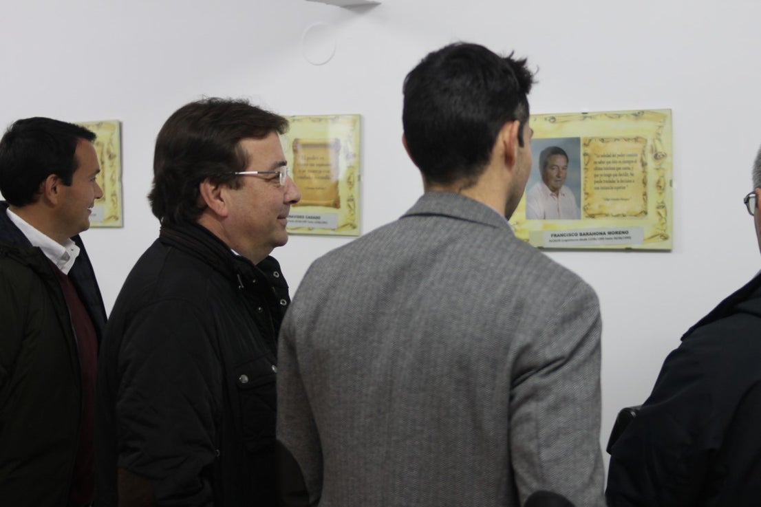 Imágenes de la presentación de la candidatura de Manolo Borrego a la alcaldía del ayuntamiento de Valverde, con la visita del presidente de la Junta, Guillermo Fernández Vara (08-02-2019)