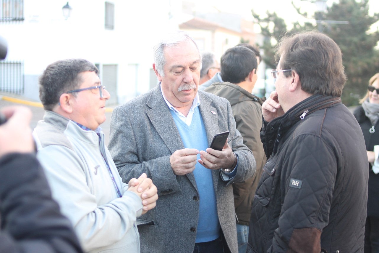 Imágenes de la presentación de la candidatura de Manolo Borrego a la alcaldía del ayuntamiento de Valverde, con la visita del presidente de la Junta, Guillermo Fernández Vara (08-02-2019)